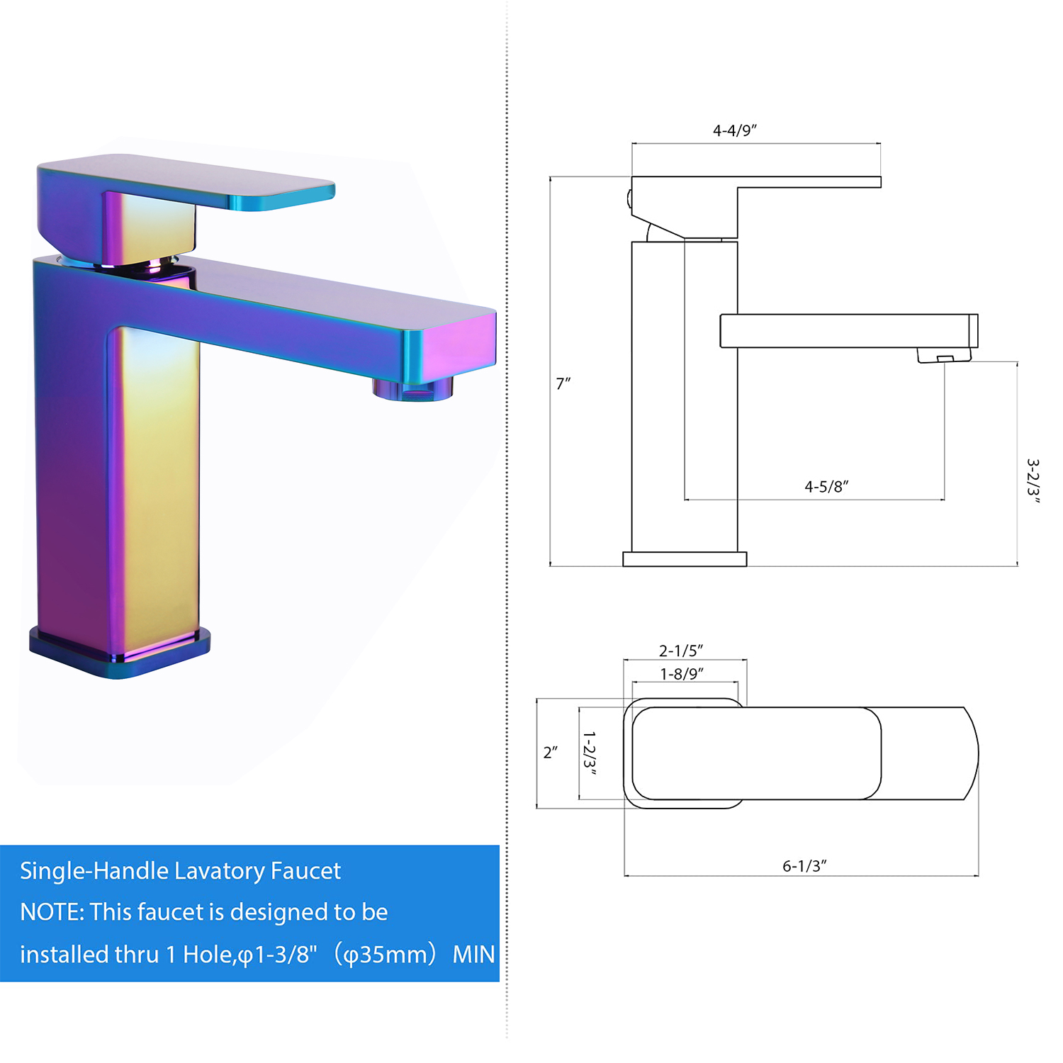 Lyx Aurora Brilliance designad sanitetsgods Fabrik Upc Varm kall handfat kran Badrumskran