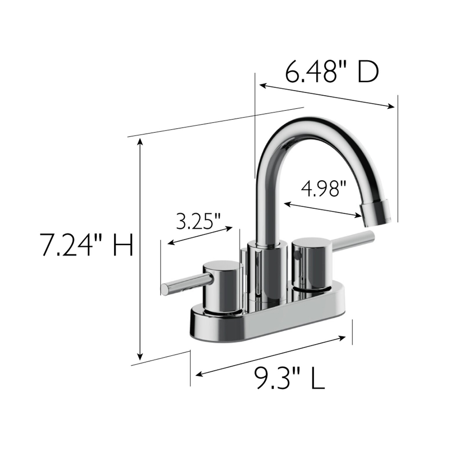 Roterande samtida slitstark Centerset-kran