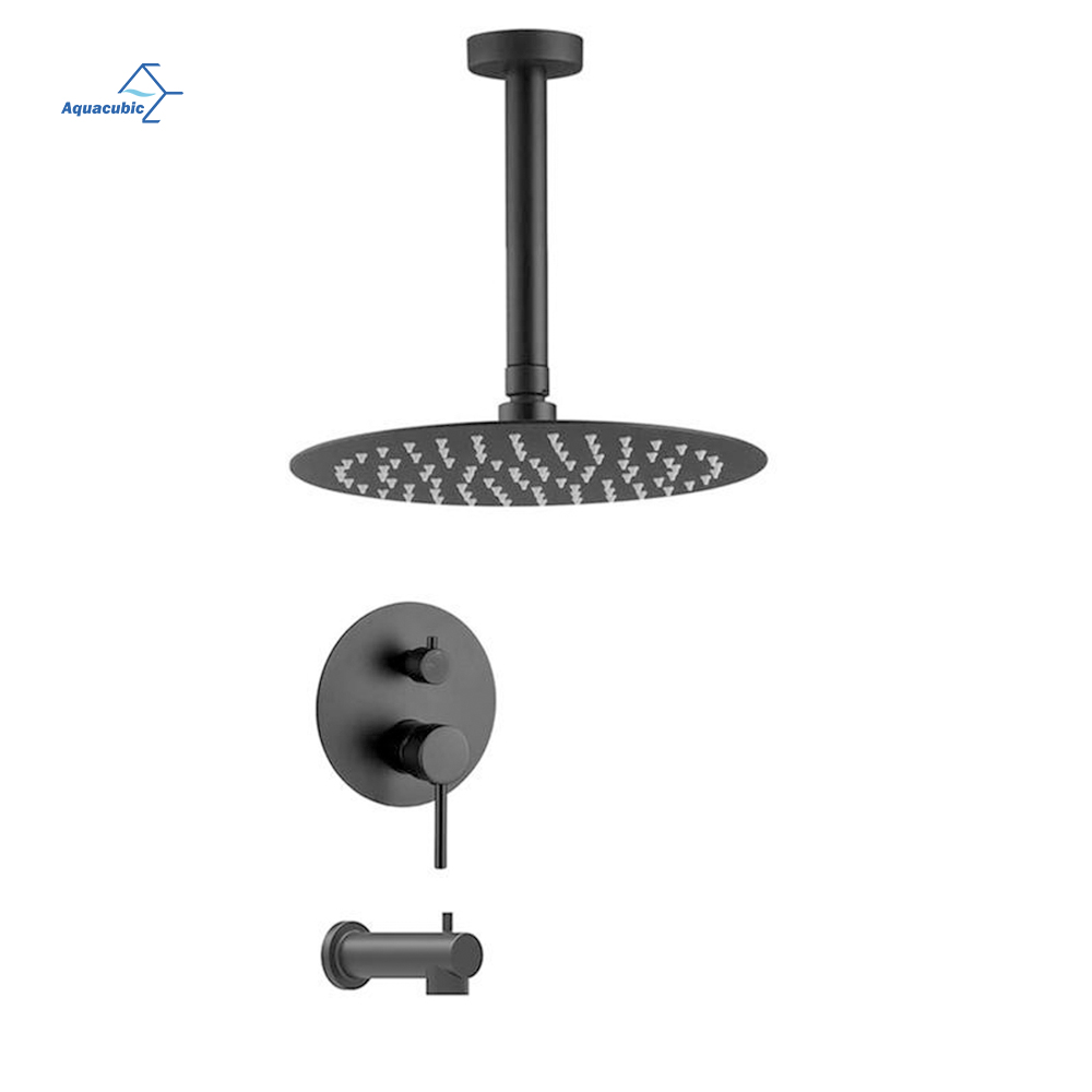 Aquacubic duschsystem Duschblandare Set Komplett duschblandarset med badkarspip 